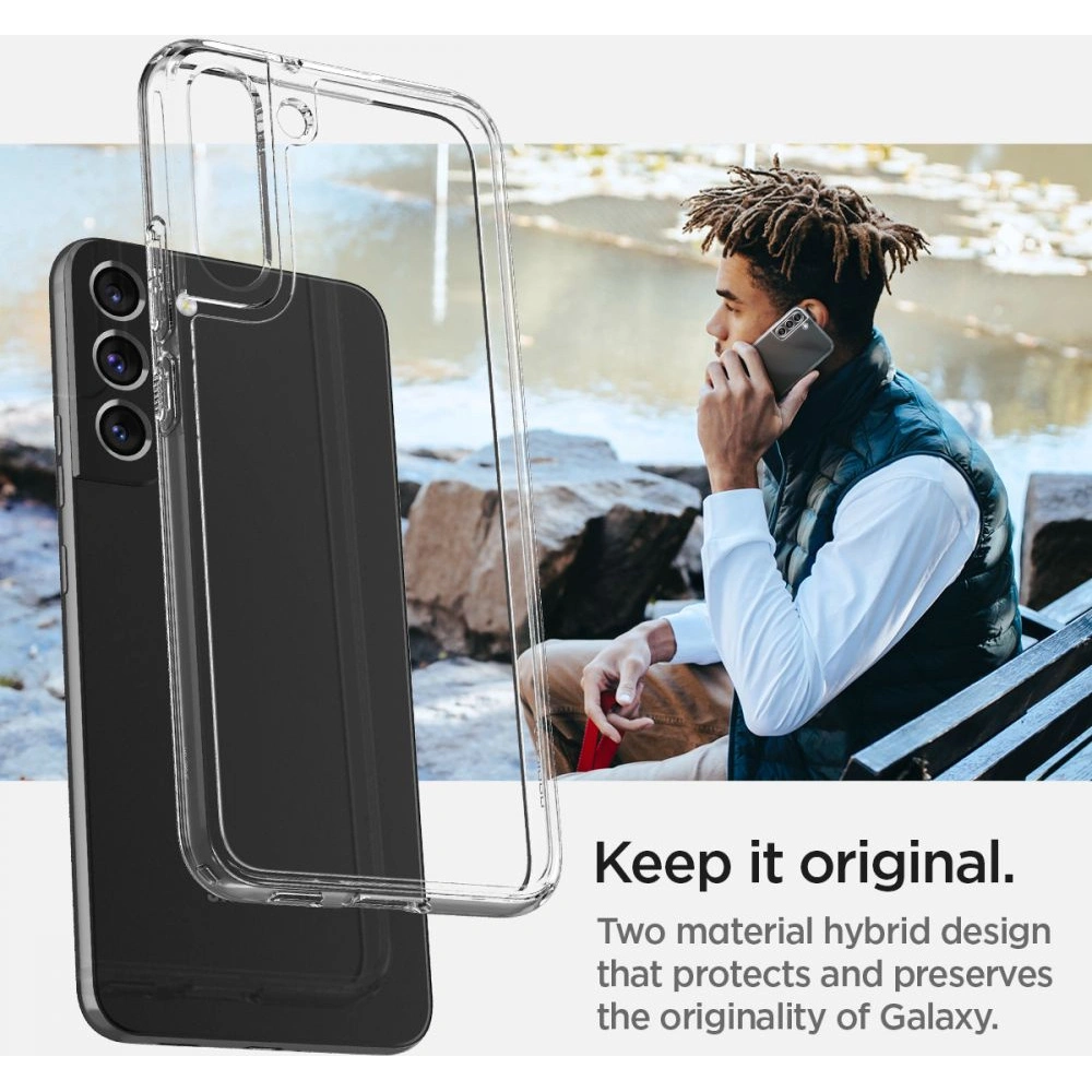 Hurtownia GSM - Etui Spigen Ultra Hybrid Samsung Galaxy S22 Crystal Clear - SPN2094CL - {ean13} - Hurt