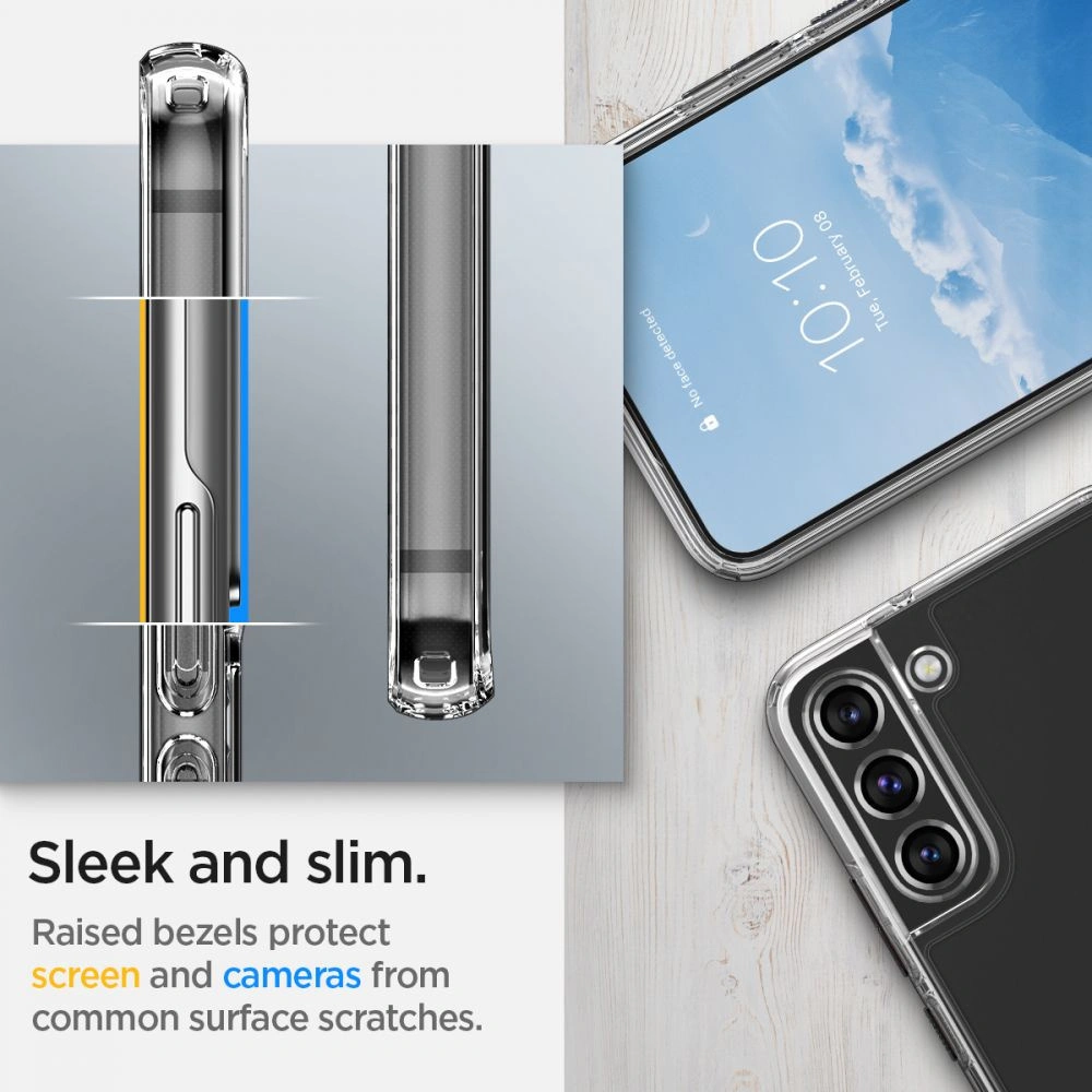 Wholesale Case Spigen Ultra Hybrid Samsung Galaxy S22 Crystal Clear - SPN2094CL - {ean13} - Hurt