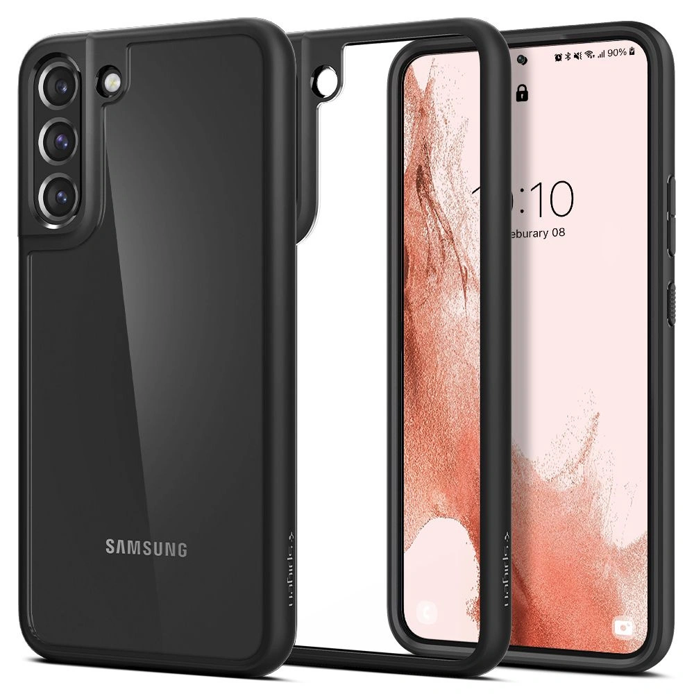 Hurtownia GSM - Etui Spigen Ultra Hybrid Samsung Galaxy S22 Matte Black - SPN2096BLK - {ean13} - Hurt