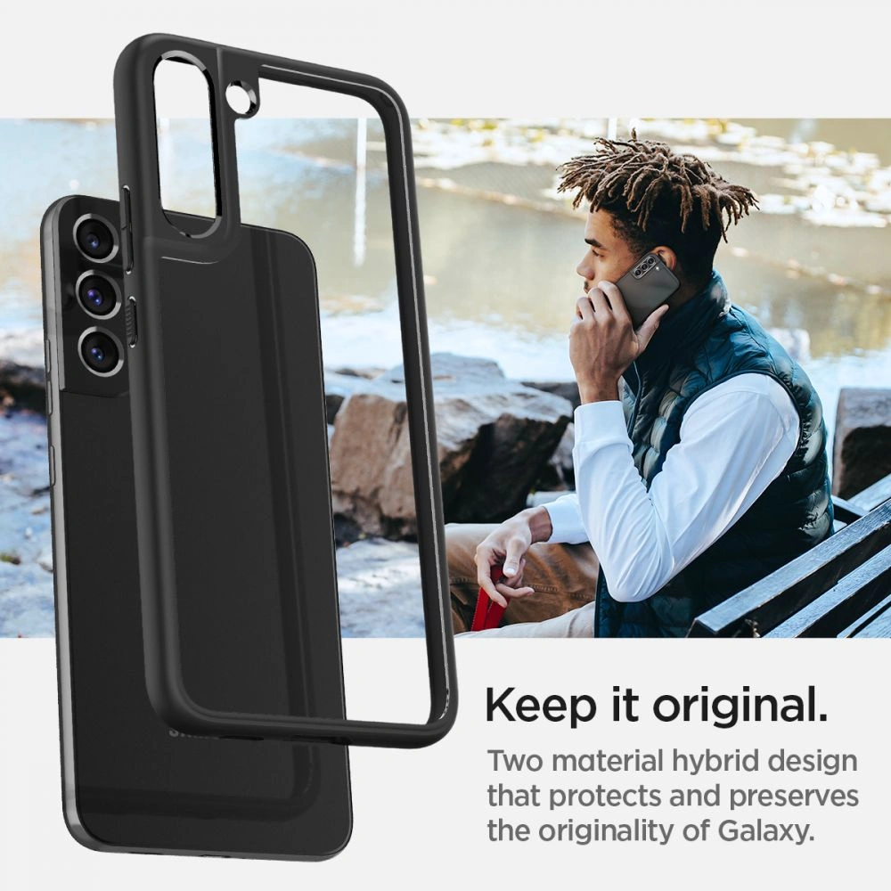 Hurtownia GSM - Etui Spigen Ultra Hybrid Samsung Galaxy S22 Matná Černá - SPN2096BLK - {ean13} - Hurt
