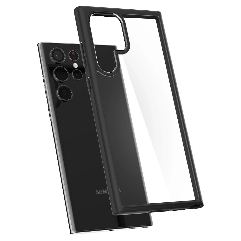Wholesale Case Spigen Ultra Hybrid Samsung Galaxy S22 Ultra Matte Black - SPN2097BLK - {ean13} - Hurt