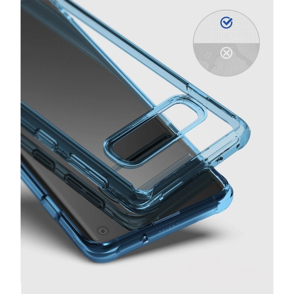 Wholesale Ringke Fusion Samsung Galaxy S10 Aqua Blue - RGK851BLU - {ean13} - Hurt