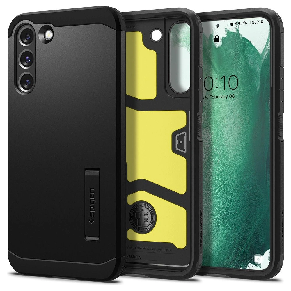 Hurtownia GSM - Etui Spigen Tough Armor Samsung Galaxy S22+ Plus černé - SPN2099BLK - {ean13} - Hurt