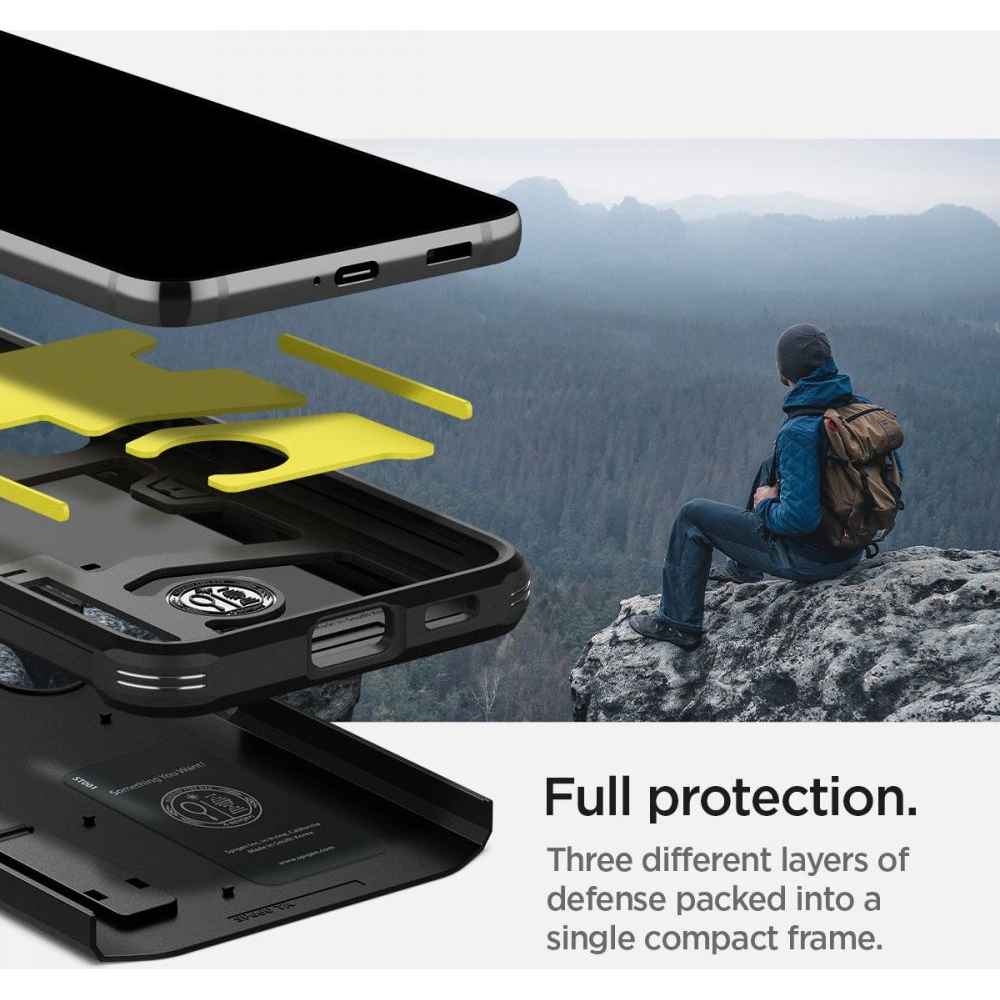 Hurtownia GSM - Etui Spigen Tough Armor Samsung Galaxy S22+ Plus černé - SPN2099BLK - {ean13} - Hurt