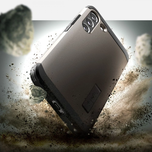 homescreen.pl - Etui Spigen Tough Armor Samsung Galaxy S22 Gunmetal
