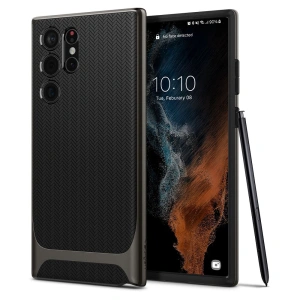 homescreen.pl - Etui Spigen Neo Hybrid Samsung Galaxy S22 Ultra Gunmetal