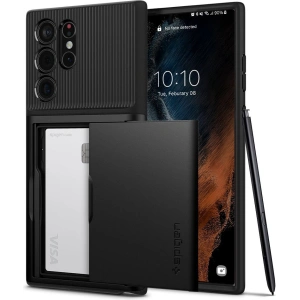 homescreen.pl - Etui Spigen Slim Armor CS Samsung Galaxy S22 Ultra Black
