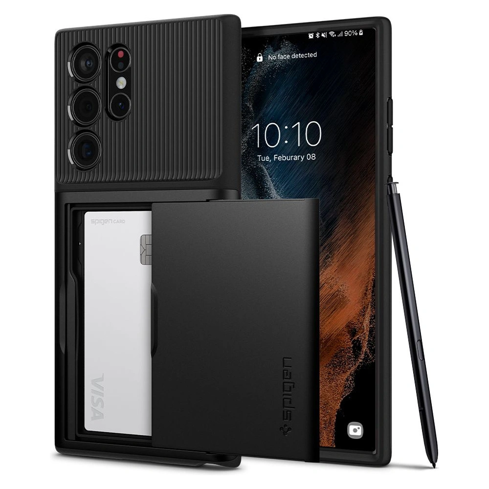 Hurtownia GSM - Etui Spigen Slim Armor CS Samsung Galaxy S22 Ultra Černá - SPN2103BLK - {ean13} - Hurt