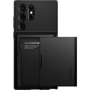 homescreen.pl - Etui Spigen Slim Armor CS Samsung Galaxy S22 Ultra Black