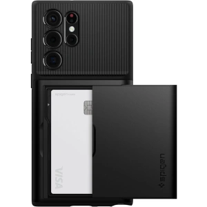 homescreen.pl - Etui Spigen Slim Armor CS Samsung Galaxy S22 Ultra Black