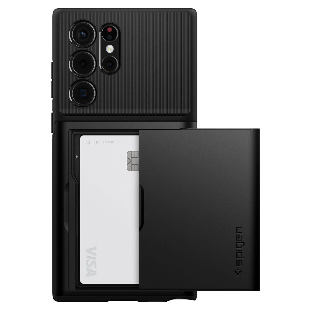 Wholesale Spigen Slim Armor CS Samsung Galaxy S22 Ultra Black - SPN2103BLK - {ean13} - Hurt