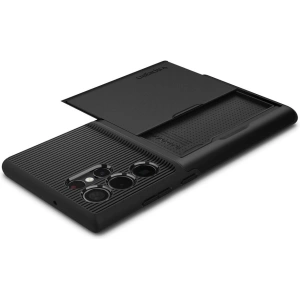 homescreen.pl - Etui Spigen Slim Armor CS Samsung Galaxy S22 Ultra Black