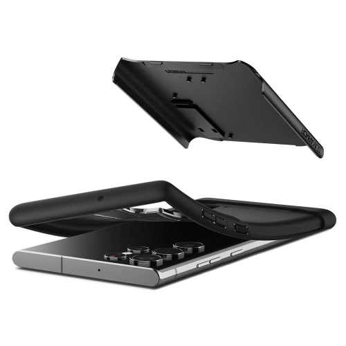 homescreen.pl - Etui Spigen Slim Armor Samsung Galaxy S22 Ultra Black