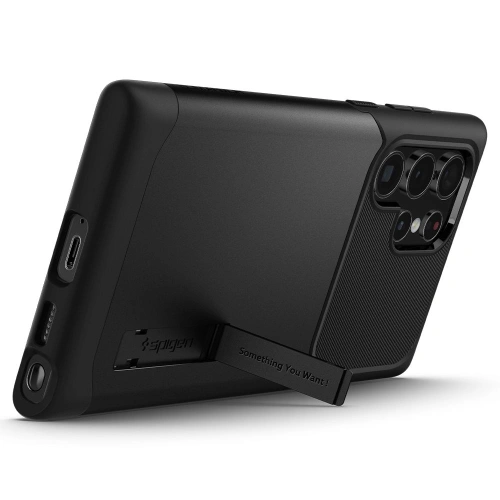 homescreen.pl - Etui Spigen Slim Armor Samsung Galaxy S22 Ultra Black