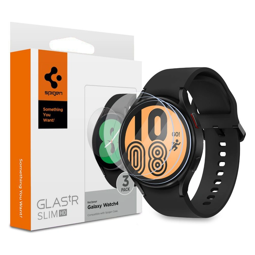 Hurtownia GSM - Szkło hartowane Spigen GLAS.tR Slim Samsung Galaxy Watch 4 40mm [3 PACK] - SPN2108 - {ean13} - Hurt