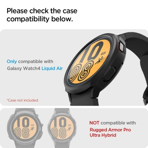 Szkło hartowane Spigen GLAS.tR Slim Samsung Galaxy Watch 4 44mm [3 PACK]