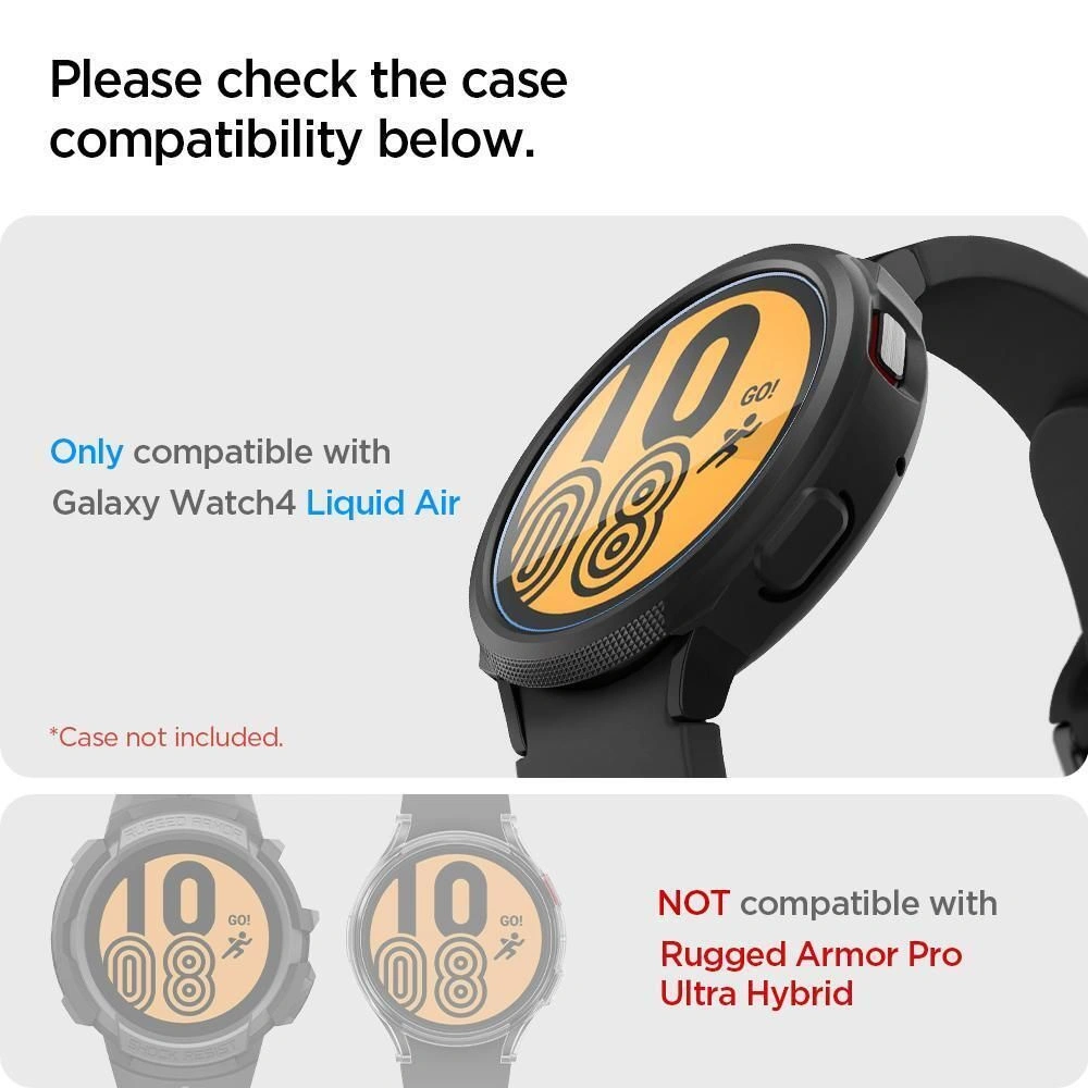 Hurtownia GSM - Tvrzené sklo Spigen GLAS.tR Slim Samsung Galaxy Watch 4 44mm [3 PACK] - SPN2109 - {ean13} - Hurt