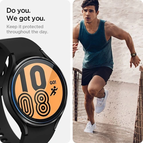 Szkło hartowane Spigen GLAS.tR Slim Samsung Galaxy Watch 4 44mm [3 PACK]