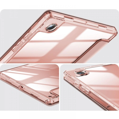 Etui Infiland Rugged Crystal Samsung Galaxy Tab A8 10.5 Rose Gold