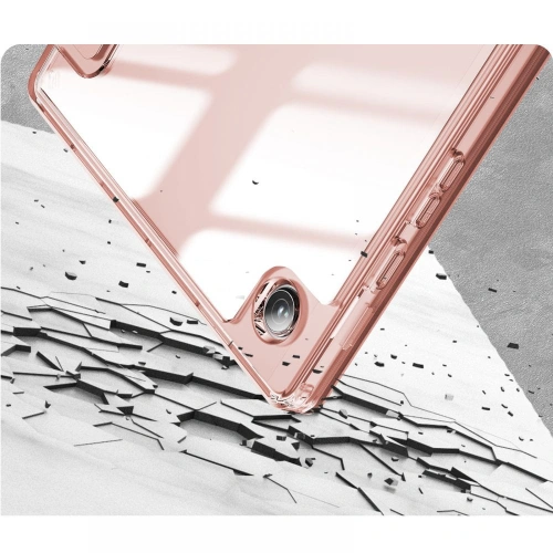 Etui Infiland Rugged Crystal Samsung Galaxy Tab A8 10.5 Rose Gold