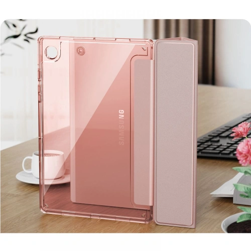 Etui Infiland Rugged Crystal Samsung Galaxy Tab A8 10.5 Rose Gold