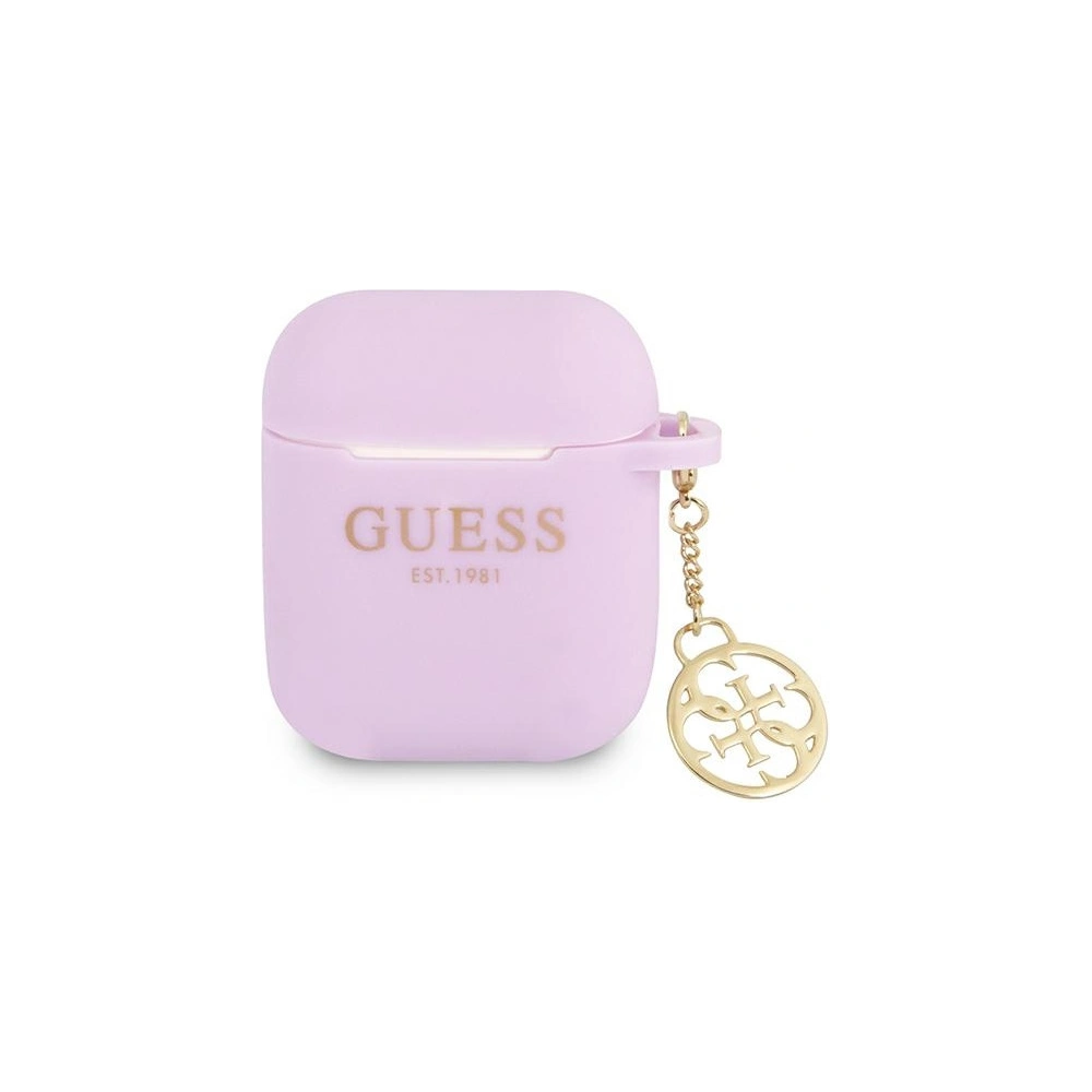 Wholesale Guess GUA2LSC4EU Apple AirPods cover purple Charm Collection 4G - GUE1572PRP - {ean13} - Hurt
