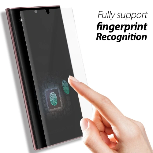 homescreen.pl - Szkło hartowane z klejem UV Whitestone Dome Glass Samsung Galaxy S22 Ultra [2 PACK]