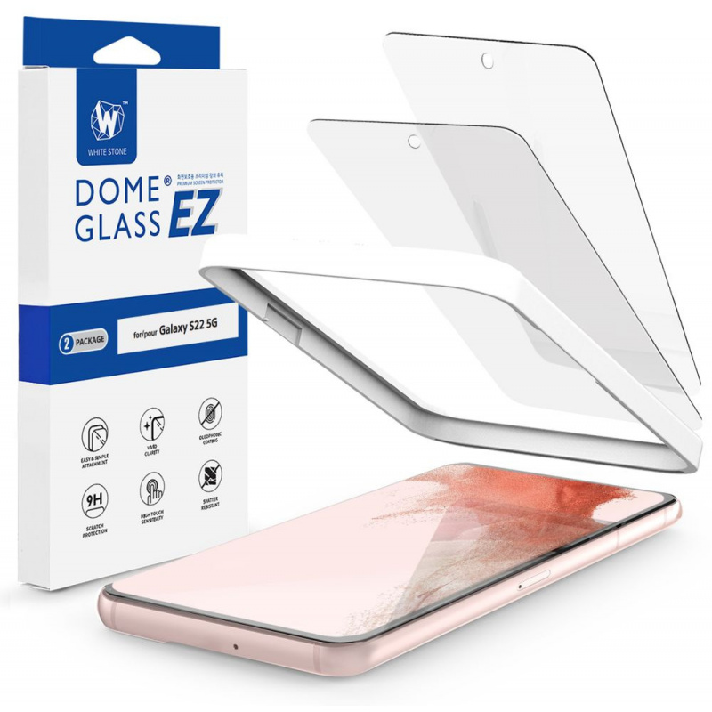 Hurtownia Whitestone Dome - 8809365406548 - WSD059 - Szkło hartowane Whitestone EZ Glass Samsung Galaxy S22 [2 PACK] - B2B homescreen
