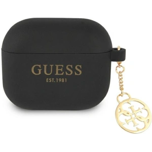 Hurtownia GSM - Case Guess GUA3LSC4EK Apple AirPods 3 Hülle schwarz/black Charm Collection - GUE1573BLK - {ean13} - Hurt
