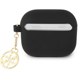 Hurtownia GSM - Case Guess GUA3LSC4EK Apple AirPods 3 Hülle schwarz/black Charm Collection - GUE1573BLK - {ean13} - Hurt