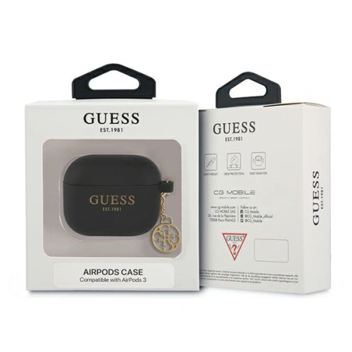Etui Guess GUA3LSC4EK Apple AirPods 3 cover czarny/black Charm Collection