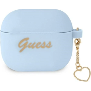 Hurtownia GSM - Etui Guess GUA3LSCHSB Apple AirPods 3 cover niebieski/blue Silicone Charm Collection - GUE1575BLU - {ean13} - Hurt