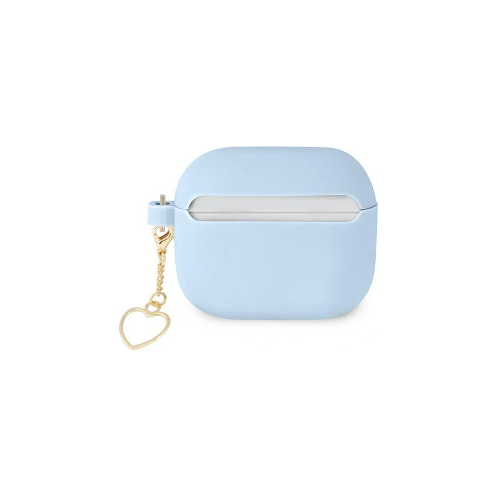 Hurtownia GSM - Etui Guess GUA3LSCHSB Apple AirPods 3 kryt modrý/modrý Silikonová Charm kolekce - GUE1575BLU - {ean13} - Hurt