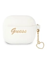 Wholesale Guess GUA3LSCHSH Apple AirPods 3 cover white Silicone Charm Collection - GUE1576WHT - {ean13} - Hurt