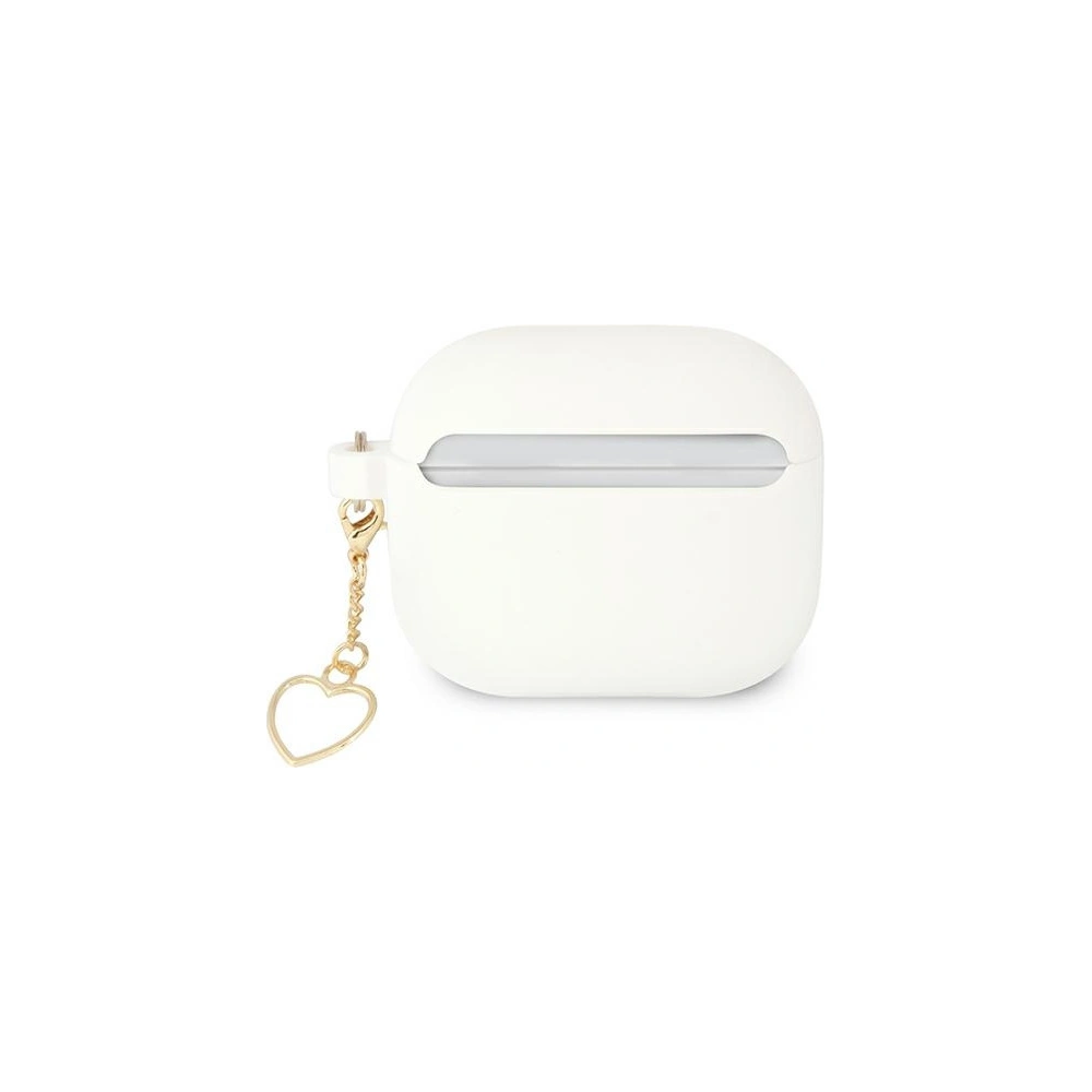 Wholesale Guess GUA3LSCHSH Apple AirPods 3 cover white Silicone Charm Collection - GUE1576WHT - {ean13} - Hurt