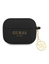 Etui Guess GUAPLSC4EK Apple AirPods Pro kryt černý/black Silicone Charm Collection