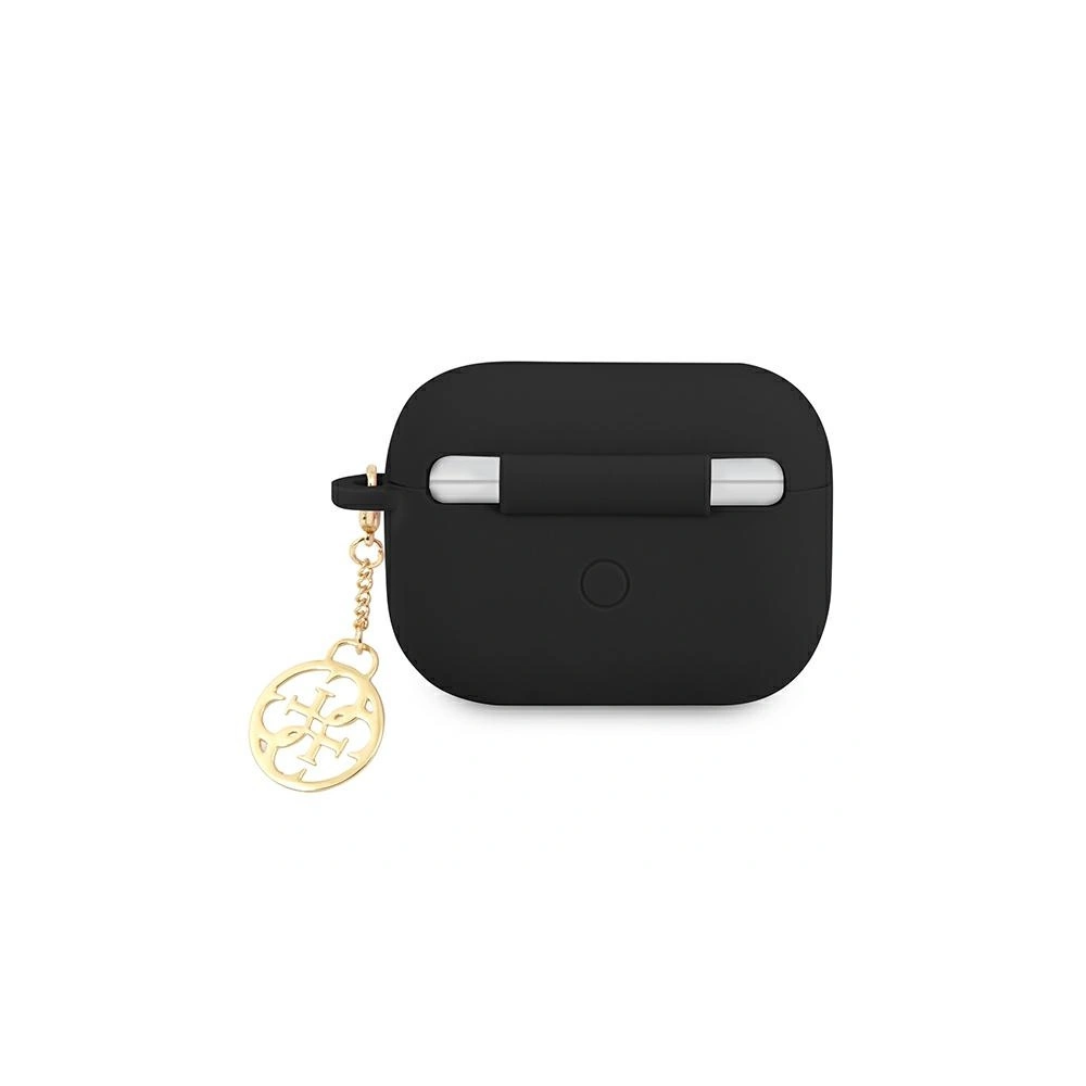 Hurtownia GSM - Etui Guess GUAPLSC4EK Apple AirPods Pro kryt černý/black Silicone Charm Collection - GUE1578BLK - {ean13} - Hurt