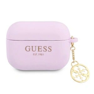 Hurtownia GSM - Etui Guess GUAPLSC4EU Apple AirPods Pro cover fioletowy/purple Charm Collection - GUE1579PRP - {ean13} - Hurt