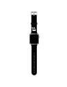 Pasek Karl Lagerfeld KLAWMSLKK Apple Watch 4/5/6/7/SE/8/9/10 40/41/42mm černý/black strap Silicone Karl Heads