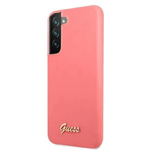 Hurtownia GSM - Etui Guess GUHCS22MLSLMGFU Samsung Galaxy S22+ Plus fuksja/fuchsia hardcase Silicone Script Metal Logo - GUE1566 - {ean13} - Hurt