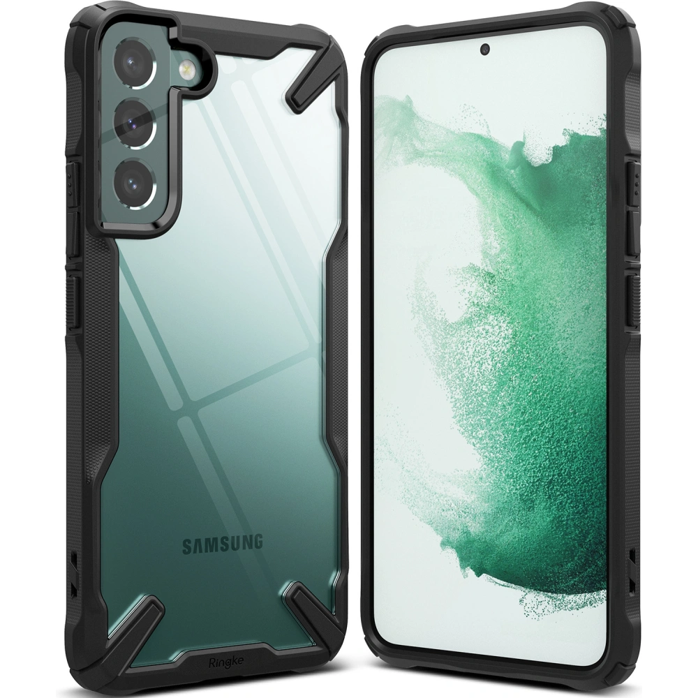 Hurtownia GSM - Etui Ringke Fusion-X Samsung Galaxy S22+ Plus černé - RGK1545BLK - {ean13} - Hurt