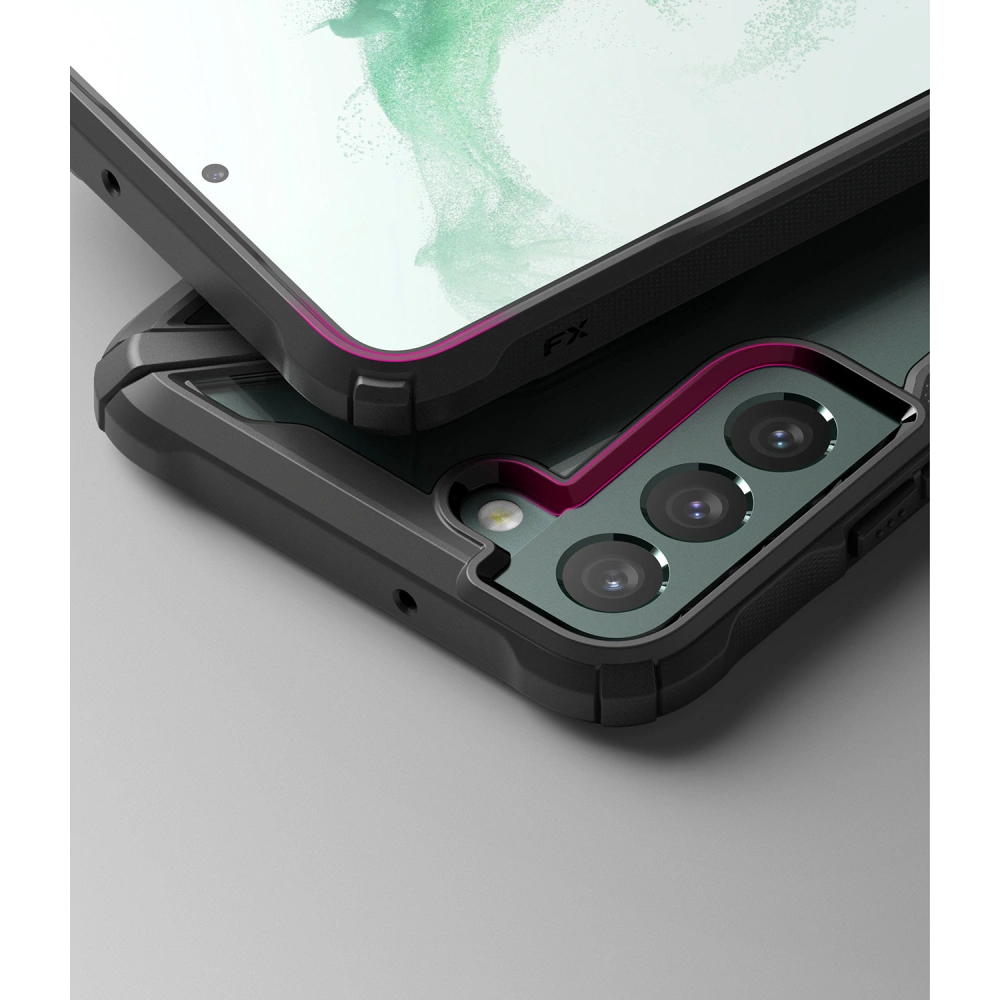 Hurtownia GSM - Etui Ringke Fusion-X Samsung Galaxy S22+ Plus černé - RGK1545BLK - {ean13} - Hurt