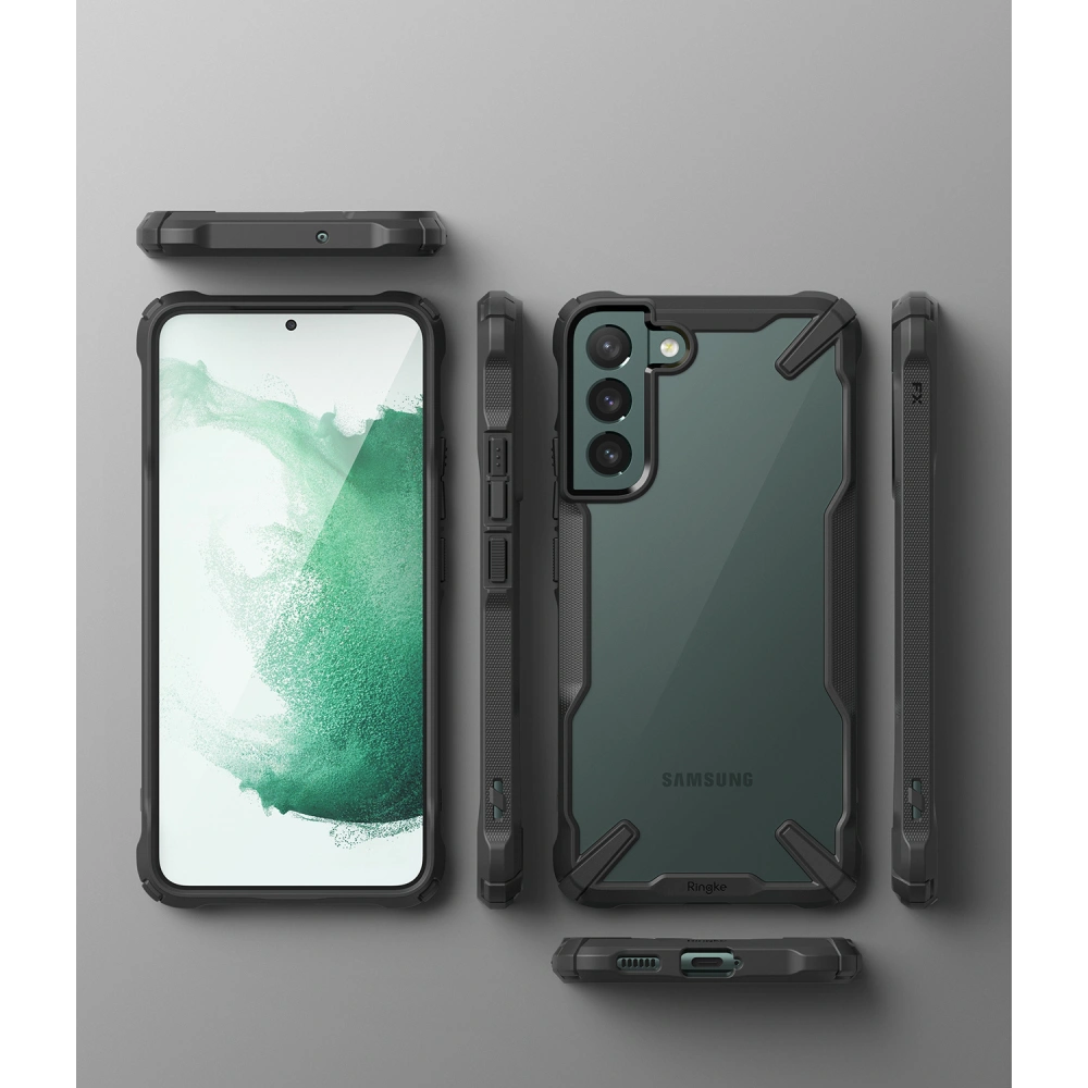 Hurtownia GSM - Etui Ringke Fusion-X Samsung Galaxy S22+ Plus černé - RGK1545BLK - {ean13} - Hurt