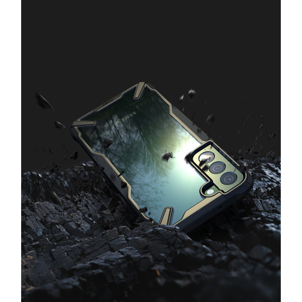 Hurtownia GSM - Etui Ringke Fusion-X Design Samsung Galaxy S22+ Plus Camo (Moro) Černá - RGK1546CAM - {ean13} - Hurt