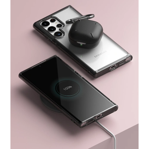 homescreen.pl - Etui Ringke Fusion Samsung Galaxy S22 Ultra Smoke Black