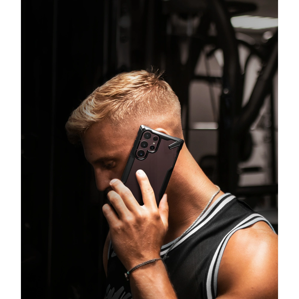 Hurtownia GSM - Etui Ringke Fusion-X Samsung Galaxy S22 Ultra Černé - RGK1540BLK - {ean13} - Hurt