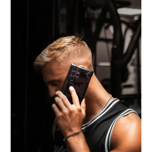 homescreen.pl - Etui Ringke Fusion-X Design Samsung Galaxy S22 Ultra Camo (Moro) Black