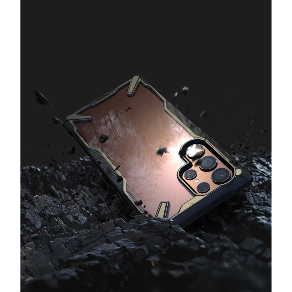 Hurtownia GSM - Etui Ringke Fusion-X Samsung Galaxy S22 Ultra Černé - RGK1540BLK - {ean13} - Hurt