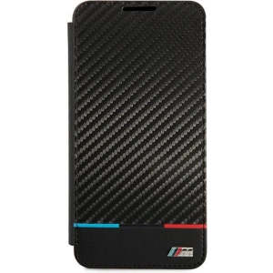 Hurtownia GSM - Etui BMW BMBKS21FEPUCARTCBK Samsung Galaxy S21 FE černé/black knižní pouzdro M Collection Triangles - BMW271BLK - {ean13} - Hurt