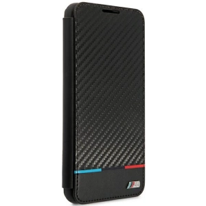 Hurtownia GSM - Etui BMW BMBKS21FEPUCARTCBK Samsung Galaxy S21 FE czarny/black bookcase M Collection Triangles - BMW271BLK - {ean13} - Hurt